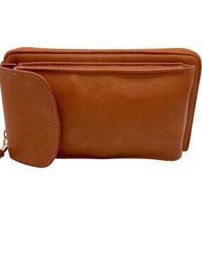Antik Kraft Peach Crossbody Wallet Purse